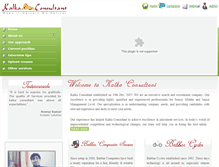 Tablet Screenshot of kalkaconsultant.com